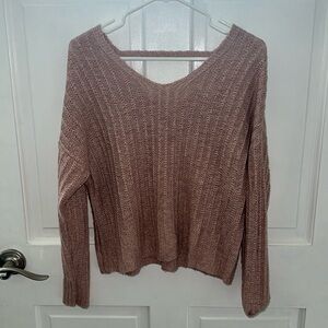 Muted Pink Comfy Sweater: Size Medium